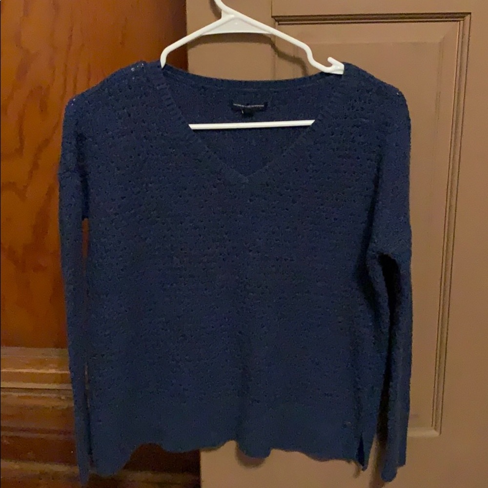 America Eagle Blue Sweater